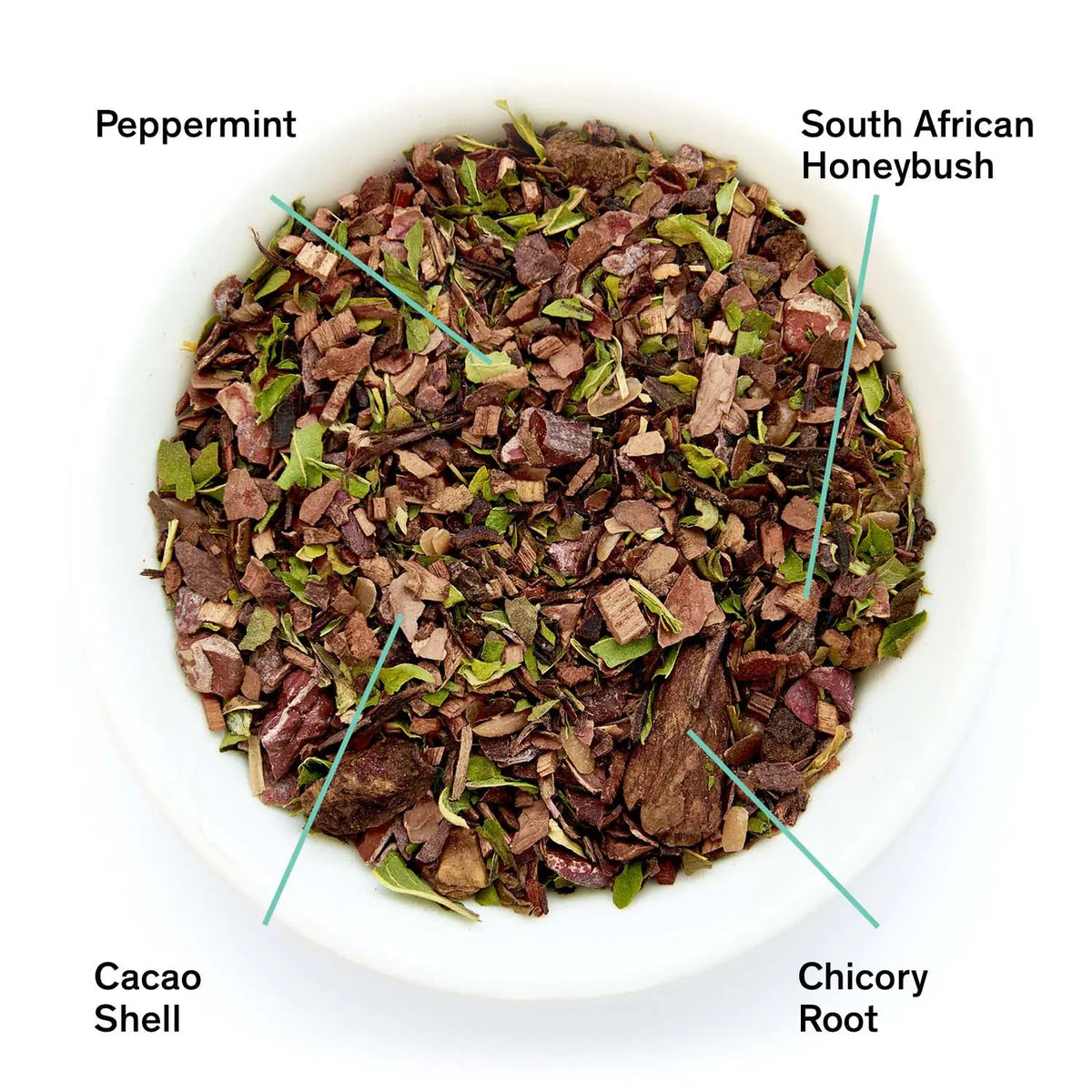 Love Story Chocolate Mint Herbal Tea — Caffeine Free
