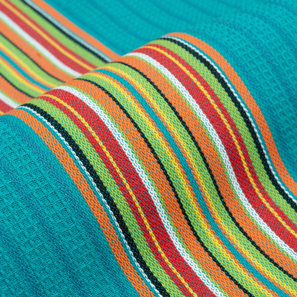 Cotton Salsa Stripe Kitchen Towels — Set of 6