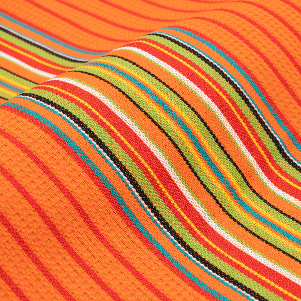 Cotton Salsa Stripe Kitchen Towels — Set of 6