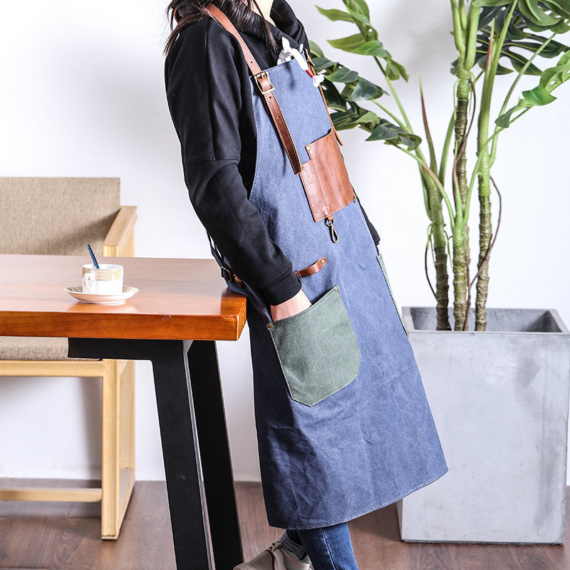 Personalized Waterproof Canvas Work Apron