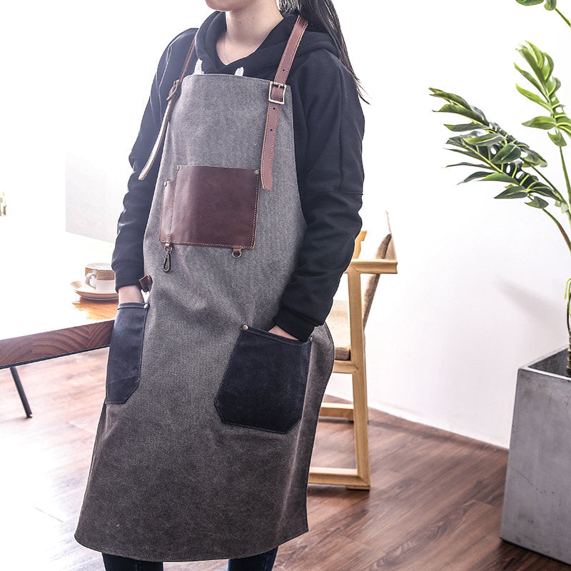 Personalized Waterproof Canvas Work Apron