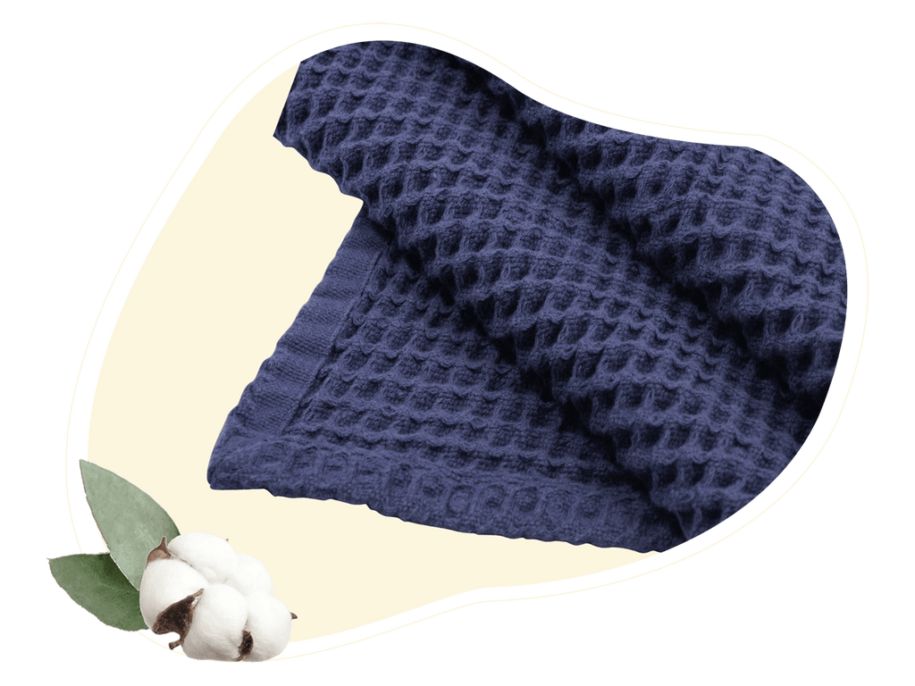 Cotton Waffle Weave Throw Blanket