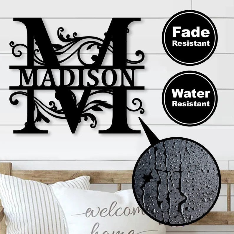 Custom Metal Wall Art - Personalized Christian Tree Sign