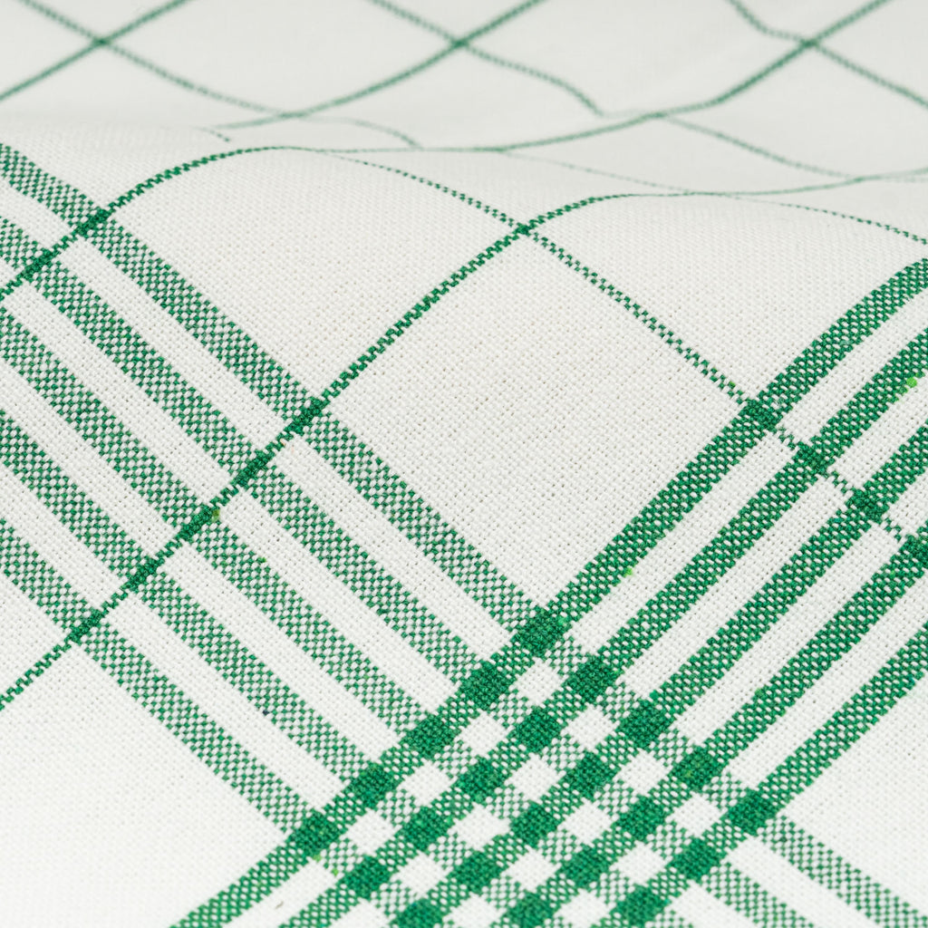 Cotton Windowpane Kitchen Towels — Set of 6
