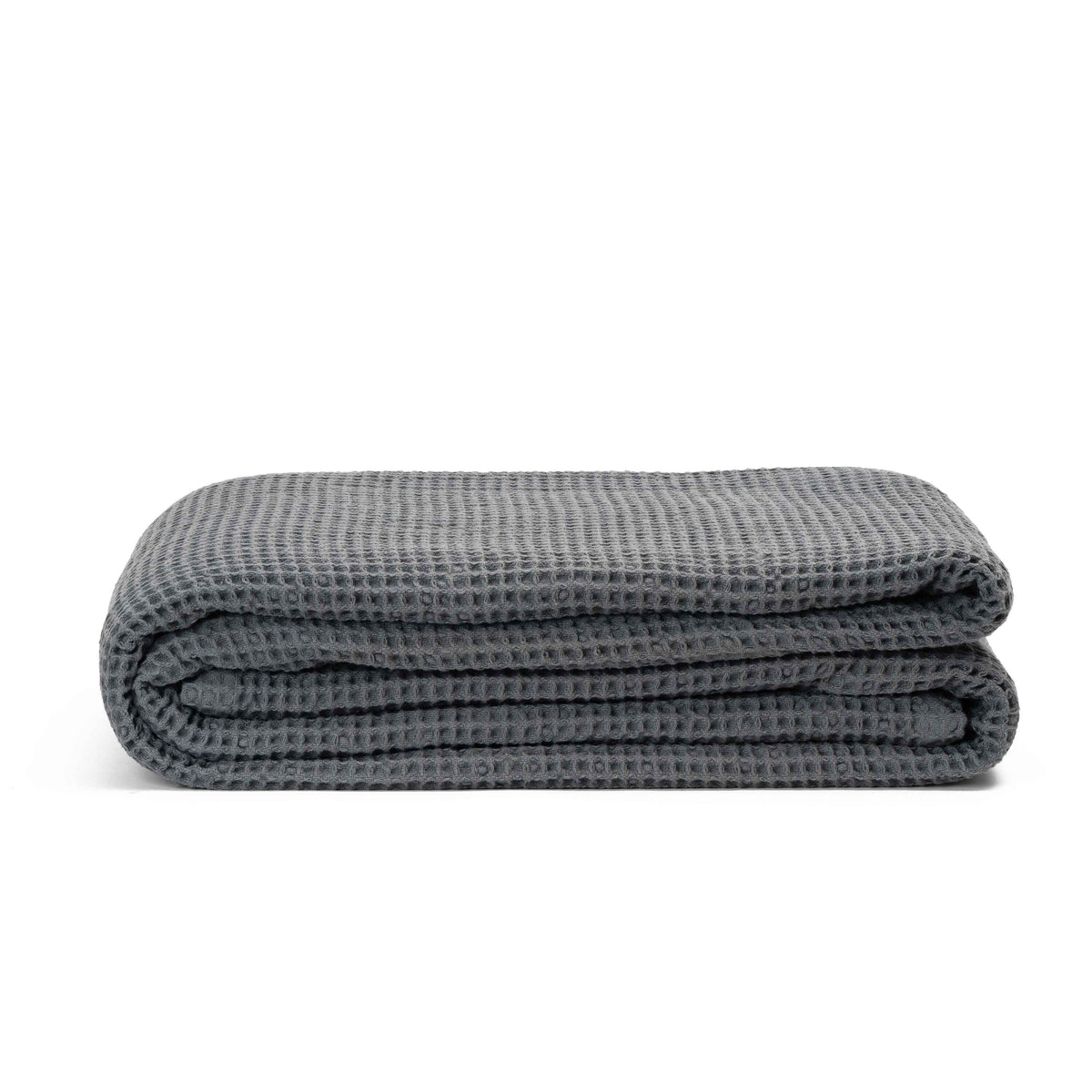 Cotton Waffle Weave Throw Blanket