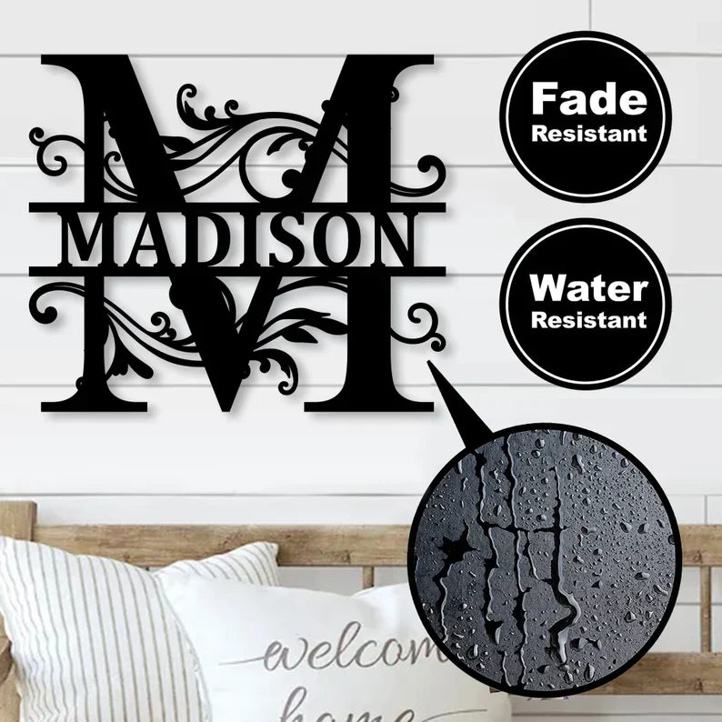 Custom Metal Wall Art - Personalized Love Sewing Sign