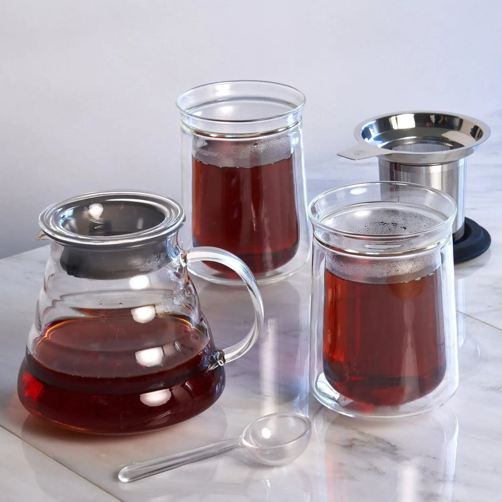 Tea for Two Glass Tea Set