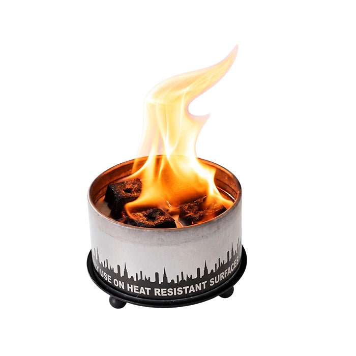 City Bonfires Trivet & Candle Holder